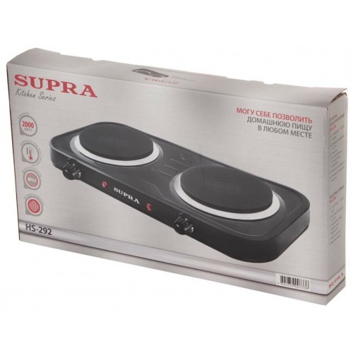 Электрическая плита Supra HS-292 (черный) 3