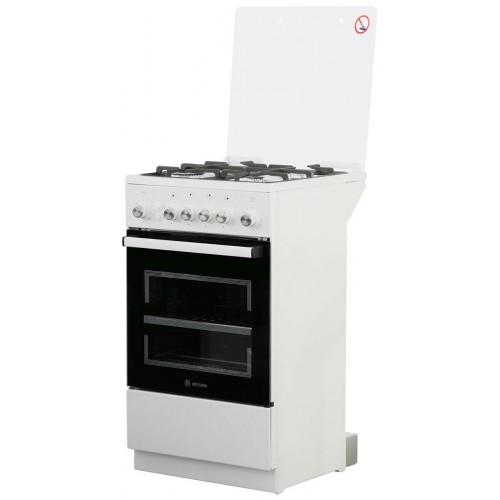 Газовая плита De Luxe 5040.30Г (кр) Ч/Р (белый) 1