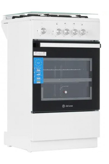 Газовая плита De Luxe 5040.32Г (кр) Ч/Р (белый) 3