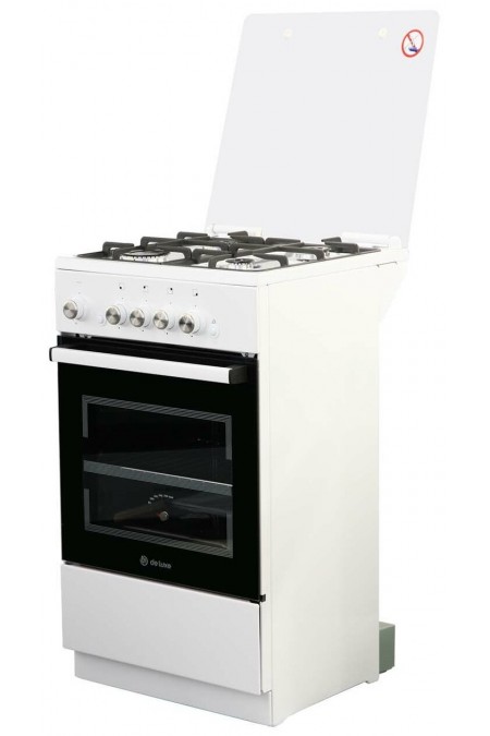 Газовая плита De Luxe 5040.32Г (кр) Ч/Р (белый) 7