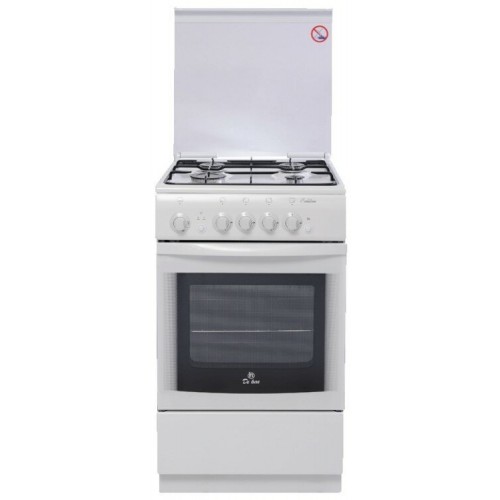 Газовая плита De Luxe 5040.36г (кр) (белый) 