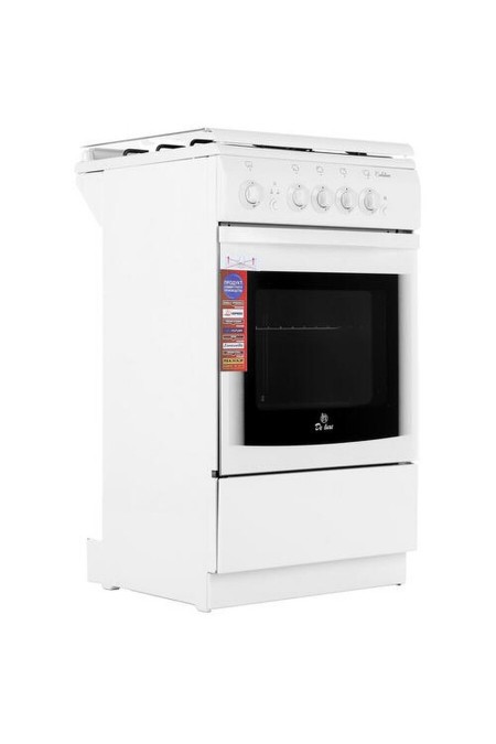 Газовая плита De Luxe 5040.36г (кр) (белый) 1