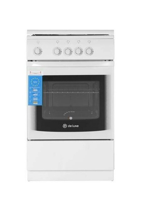 Газовая плита De Luxe 5040.37Г (кр) (белый) 1