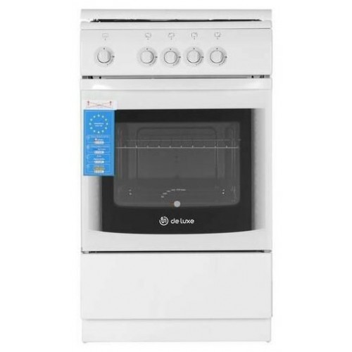 Газовая плита De Luxe 5040.37Г (кр) (белый) 1