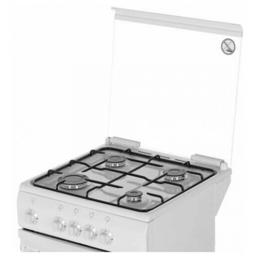 Газовая плита De Luxe 5040.37Г (кр) (белый) 6