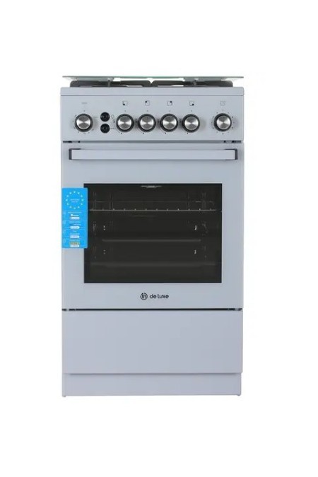 Газовая плита De Luxe 5040.40Г (кр) Ч/Р-012 (серый) 