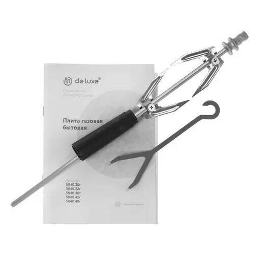 Газовая плита De Luxe 5040.40Г (КР) Ч/Р-012 (серый) 3