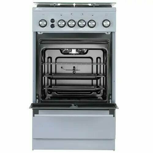 Газовая плита De Luxe 5040.40Г (КР) Ч/Р-012 (серый) 5