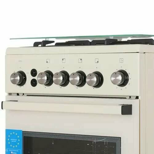 Газовая плита De Luxe 5040.40Г (кр) Ч/Р-013 (бежевый) 4