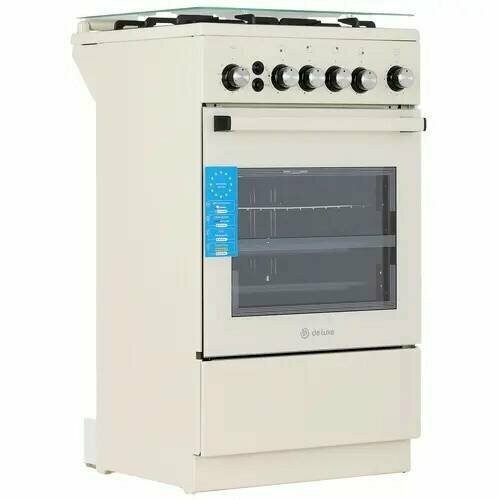 Газовая плита De Luxe 5040.40Г (кр) Ч/Р-013 (бежевый) 5