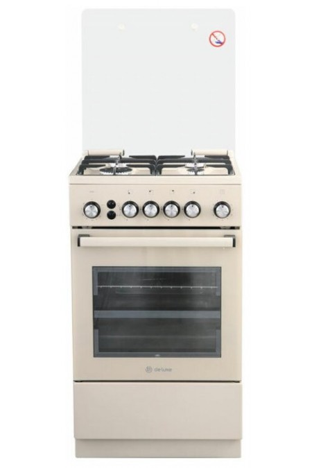 Газовая плита De Luxe 5040.40Г (кр) Ч/Р-016 (бежевый) 
