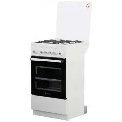 Газовая плита De Luxe 5040.40Г (КР) Ч/Р (белый)