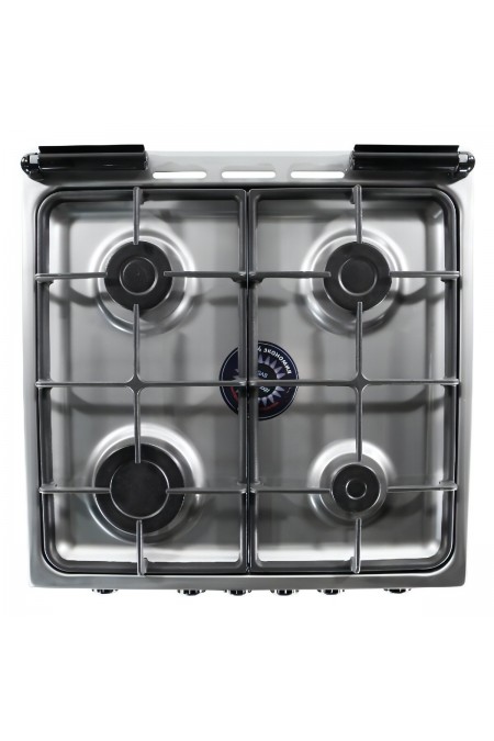 Газовая плита De Luxe 5040.40Г (кр) ЧР-010 (нержавеющая сталь) 1