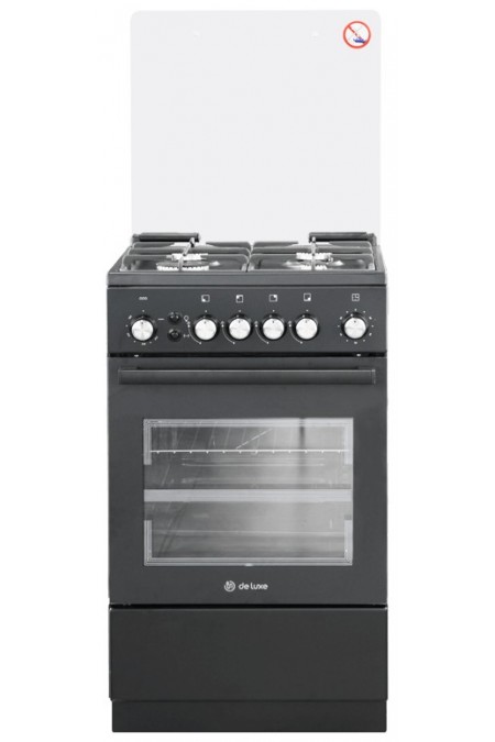Газовая плита De Luxe 5040.40г(кр) ЧР-015 (черный) 1