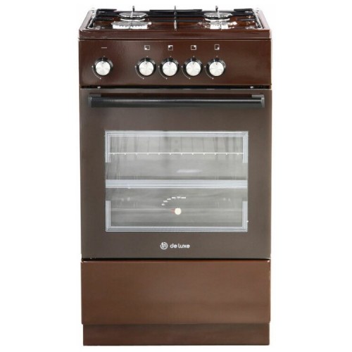 Газовая плита De Luxe 5040.48г (щ)-014 (коричневый) 