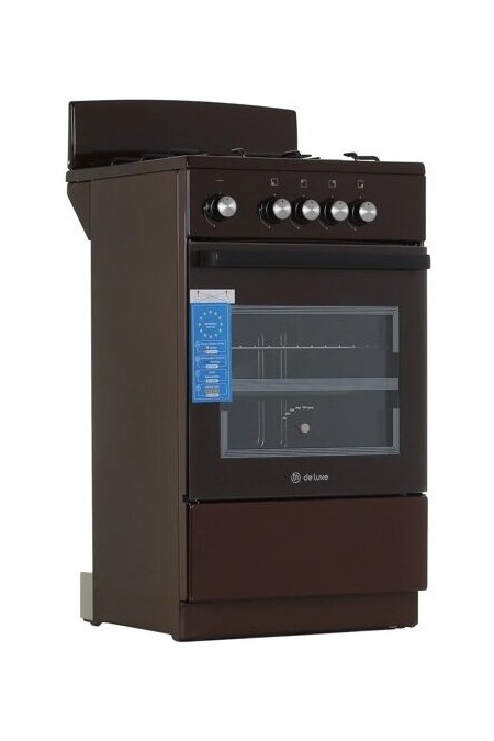 Газовая плита De Luxe 5040.48г (щ)-014 (коричневый) 1