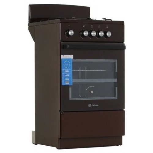 Газовая плита De Luxe 5040.48г (щ)-014 (коричневый) 1