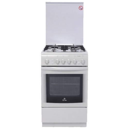 Газовая плита De Luxe 506040.01Г (КР) Ч/Р (белый) 