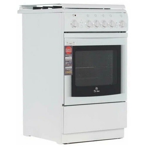 Газовая плита De Luxe 506040.01Г (КР) Ч/Р (белый) 8