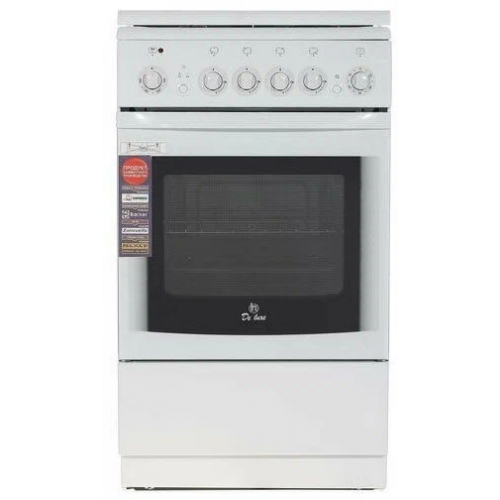 Газовая плита De Luxe 506040.01Г (КР) Ч/Р (белый) 9