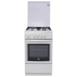 Газовая плита De Luxe 506040.04Г (КР) Ч/Р (белый)