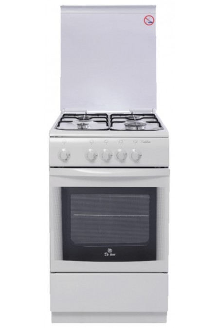 Газовая плита De Luxe 506040.05Г (кр) (белый) 