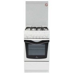 Газовая плита De Luxe 506040.11Г (кр) Ч/Р (белый)