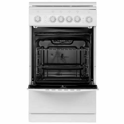 Газовая плита De Luxe 506040.11Г (кр) Ч/Р (белый) 4