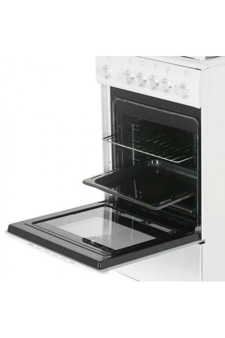 Газовая плита De Luxe 506040.11Г (кр) Ч/Р (белый) 5