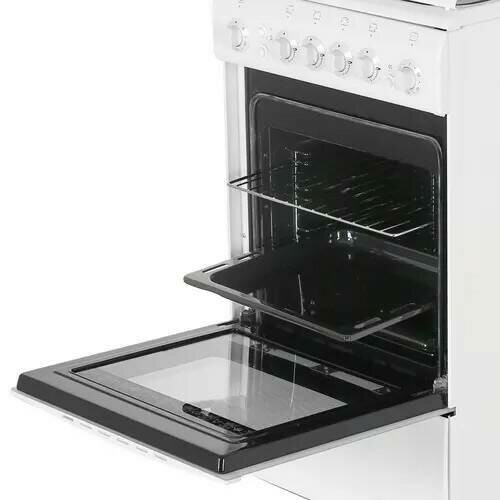 Газовая плита De Luxe 506040.11Г (кр) Ч/Р (белый) 5