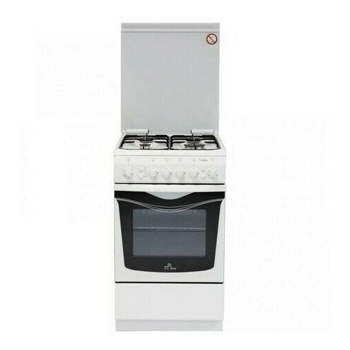 Газовая плита De Luxe 506040.14Г (кр) Ч/Р (белый) 1