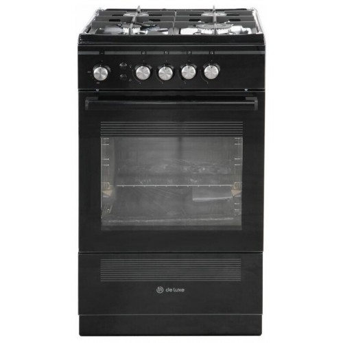 Газовая плита De Luxe 506040.24Г Ч/Р-001 (черный) 
