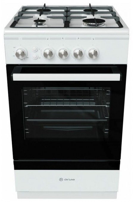 Газовая плита De Luxe 506040.24Г Ч/Р (белый) 