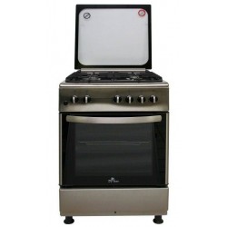 Газовая плита De Luxe 606040.24Г 000 (серебристый)