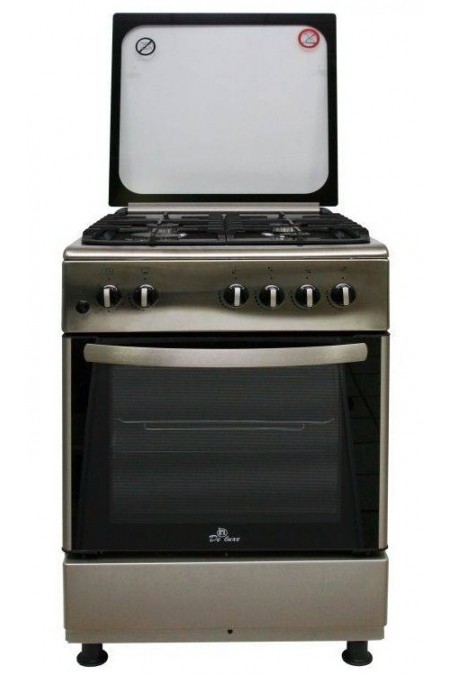 Газовая плита De Luxe 606040.24Г 000 (серебристый) 