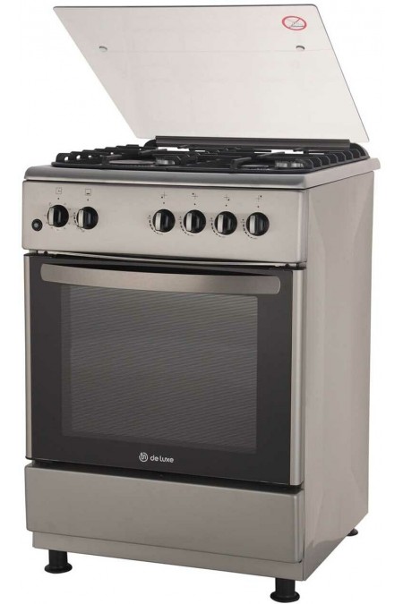 Газовая плита De Luxe 606040.24Г 000 (серебристый) 1