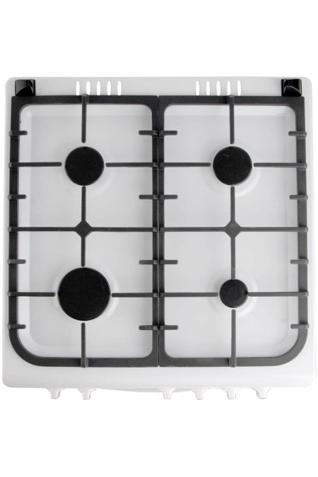 Газовая плита De Luxe 606040.24г-001 (кр) Ч/Р (белый) 2
