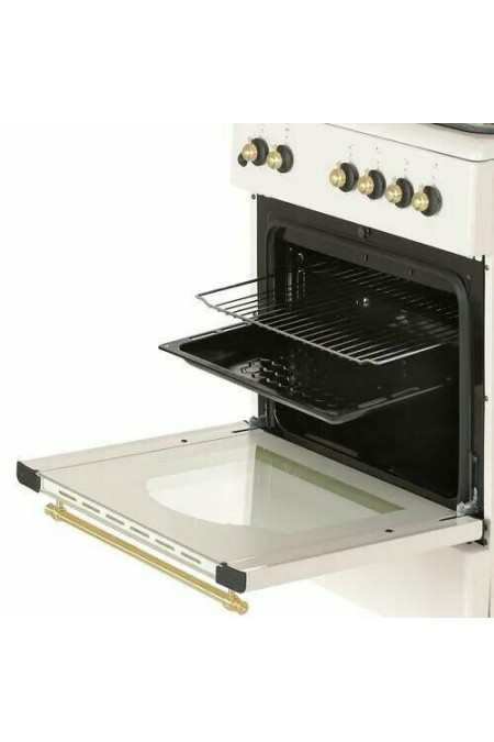 Газовая плита De Luxe 606040.24г 006 (кр) Ч/Р Retro (бежевый) 6