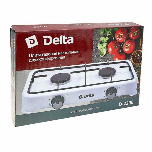 Газовая плита Delta D-2206 (белый) 1