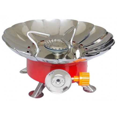 Газовая плита Energy GS-100 (серебристый/красный) 