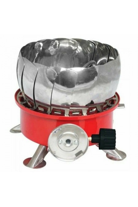 Газовая плита Energy GS-100 (серебристый/красный) 2