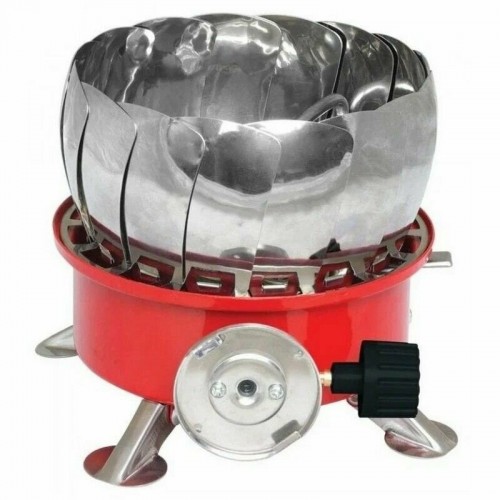 Газовая плита Energy GS-100 (серебристый/красный) 2