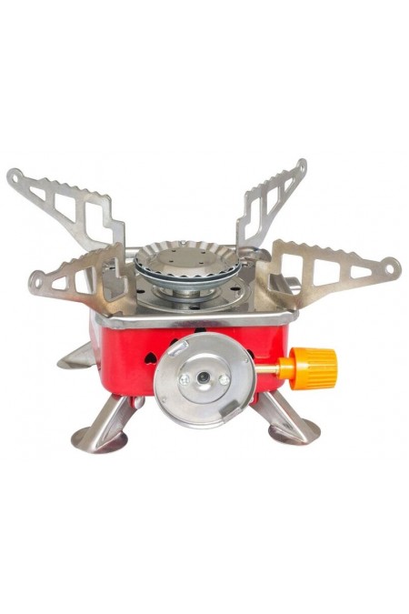 Газовая плита Energy GS-200 (серебристый/красный) 