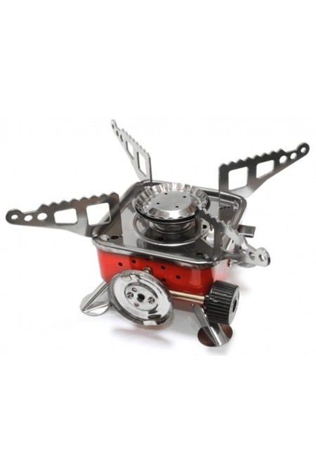 Газовая плита Energy GS-200 (серебристый/красный) 1