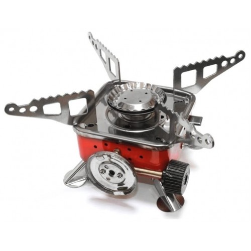 Газовая плита Energy GS-200 (серебристый/красный) 1