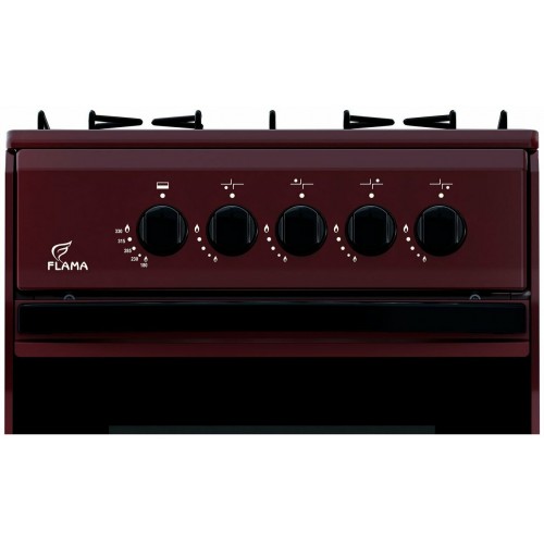 Газовая плита Flama RG 24019B (без крышки) (коричневый) 2