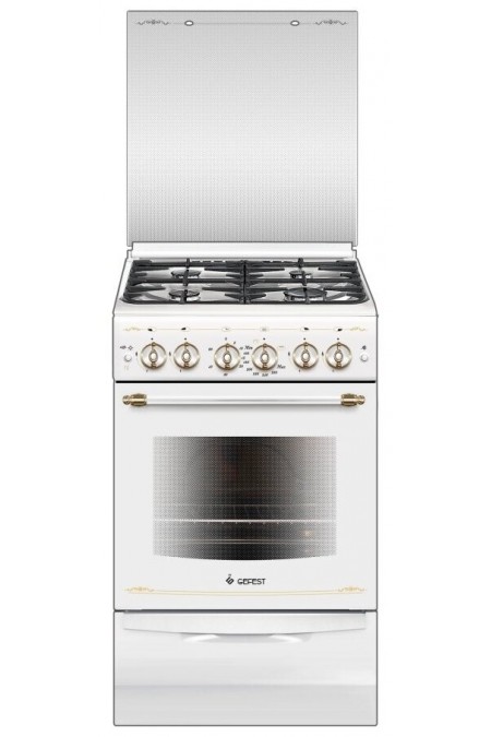 Газовая плита Gefest 5100-02 0181 (белый с рисунком ретро) 