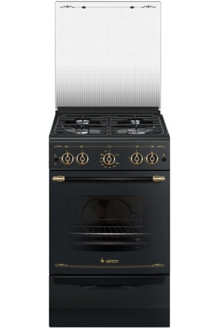 Газовая плита Gefest 5100-02 0187 (черный с рисунком ретро) 