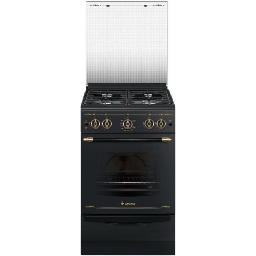 Газовая плита Gefest 5100-02 0187 (черный с рисунком ретро) 