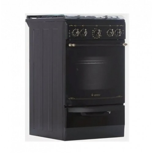 Газовая плита Gefest 5100-02 0187 (черный с рисунком ретро) 2